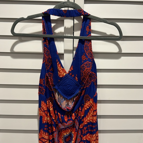 Silvergate Pre loved Boho Maxi halter Dress with padded Bra built in. - Picture 6 of 9